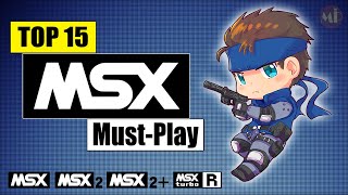 Top 15 MSX Games Must-Play in 2025 [MSX1, MSX2, MSX2+, MSX turbo R, MSXdev] ᴴᴰ