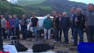 Port Isaac’s Fisherman’s Friends singing South Australia with the cast of Fisherman’s Friends movie.