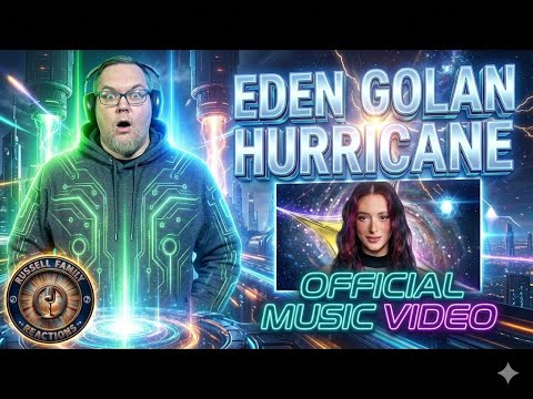 Eden Golan Hurricane | Israel 🇮🇱 | Official Music Video | Eurovision 2024 First Time Hearing
