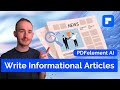 How to write informational articles to attract more customers (Overall Tutorial)