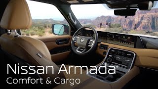 Nissan 2026 Armada SUV Comfort & Cargo Features