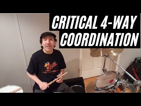 Drum Lessons: Simple but Critical 4-Way Coordination