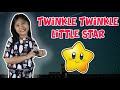 TWINKLE TWINKLE LITTLE STAR with Lyrics | NURSERY RHYMES | ACTION SONG FOR KIDS