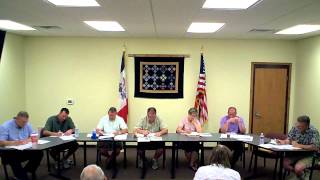 preview picture of video 'July 16, 2012 Kalona, IA City Council Meeting'