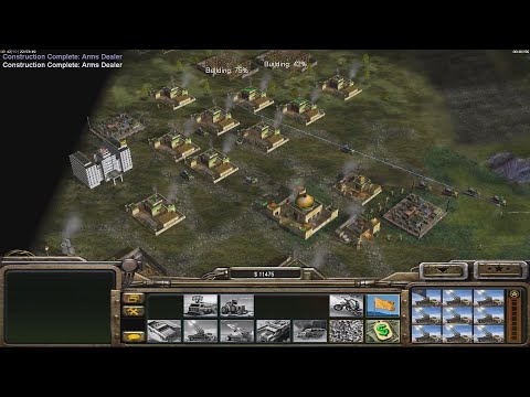 GLA Stealth - $100k Quad Cannon - Command & Conquer Generals Zero Hour - 1 vs 7 HARD Gameplay