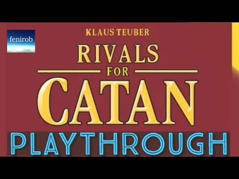 Rivals For Catan Board Game | Basic Set | Playthrough