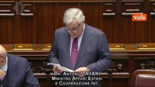 Tajani sulla crisi in Iran: «L'Italia non è e non sarà in guerra con nessuno»