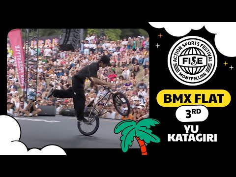Yu Katagiri – 3rd Place Run | BMX Flatland World Cup Men FISE Montpellier 2025