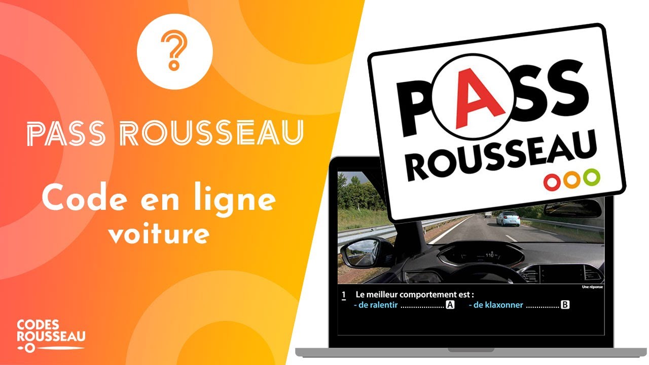 Présentation Pass Rousseau — code de la route en ligne officiel Codes Rousseau