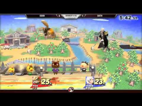 Smash 4 Versus Weekly 12/17/15 - Winners R4 - Eden (Fox) vs Dath (Robin)