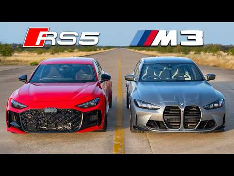 Can Audi's new RS5 finally beat the BMW M3 in a drag race?