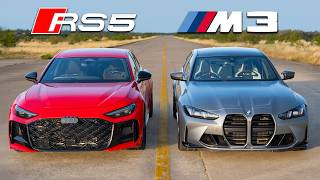 Audi RS5 vs BMW M3 Drag Race — Full Breakdown & Transcript