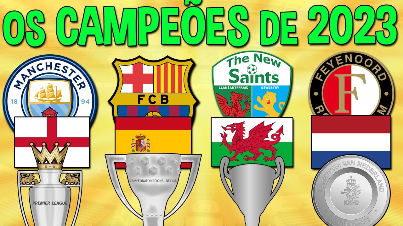 O CAMPEÃO de CADA PAÍS DA EUROPA da temporada 2022-23!