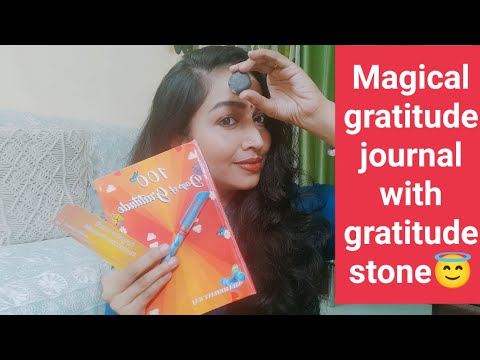 Ye journal Magic karta hai😇Magical journal with magical stone😇Gratitude journal with gratitude stone