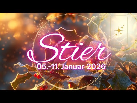"SCHICKSALHAFTE WENDUNG KOMMT PLÖTZLICH" Stier ♉️ 05.-11. Januar 2026 Wochen-Legung