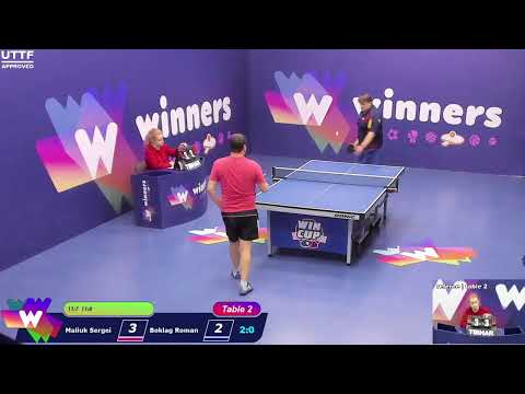WINners CUP table 2  29.12  Maliuk Sergei - Boklag Roman    22:00