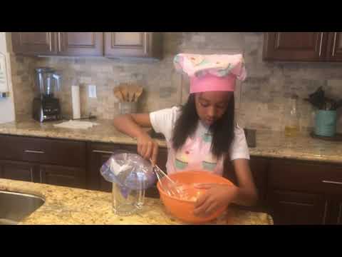 Nasreen El-Shabazz making home made cake icing