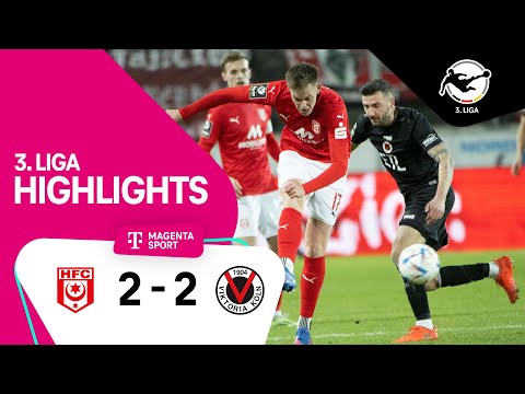 Hallescher FC - FC Viktoria Köln | Highlights 3. Liga 22/23