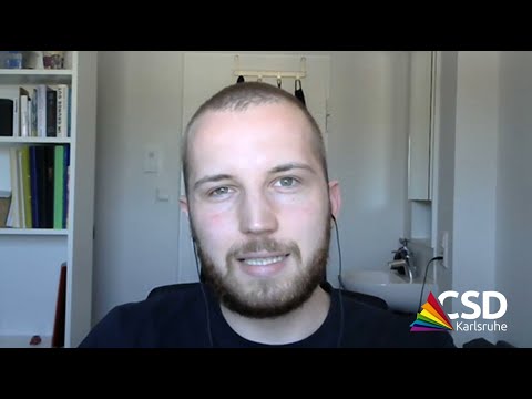 CSD Karlsruhe 2022 - Max (queer, katholische Jugend)
