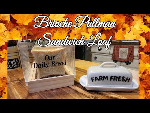 Brioche Pullman Sandwich Loaf