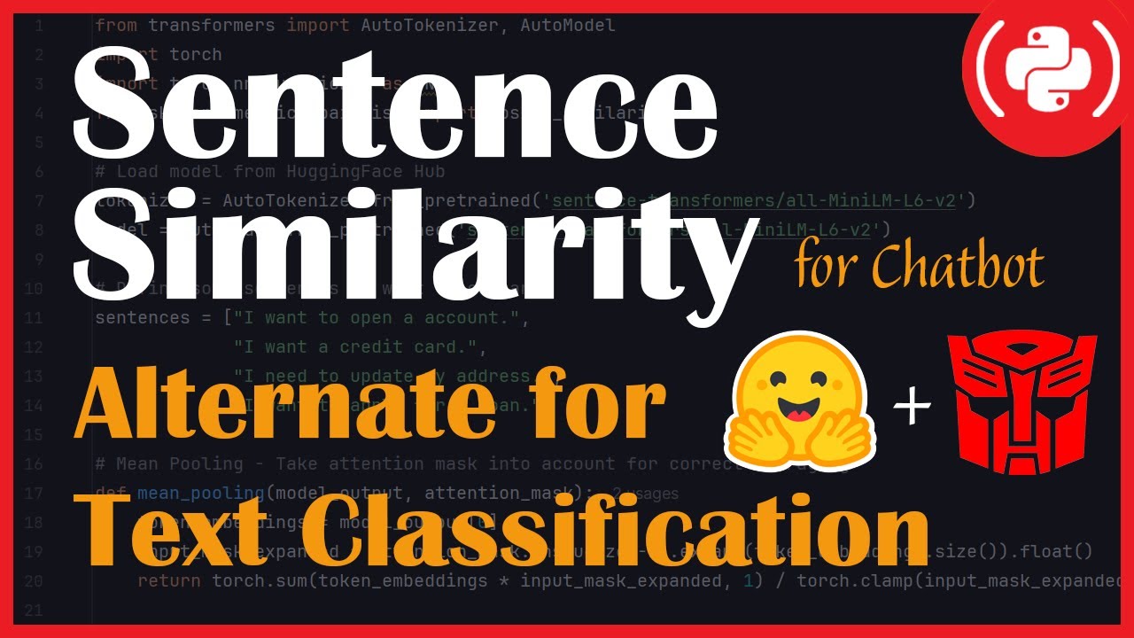 Sentence Similarity using transformers