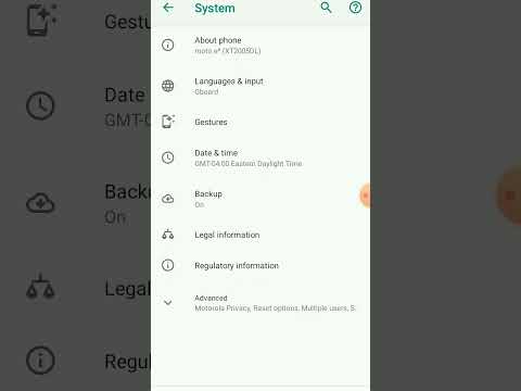 How to Motorola e6 with Language