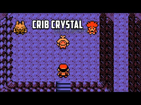 Pokemon Crib Crystal - GBC Hack ROM, Gen 2 Trashlock with Pocket PC, EXP Share, removes final forms