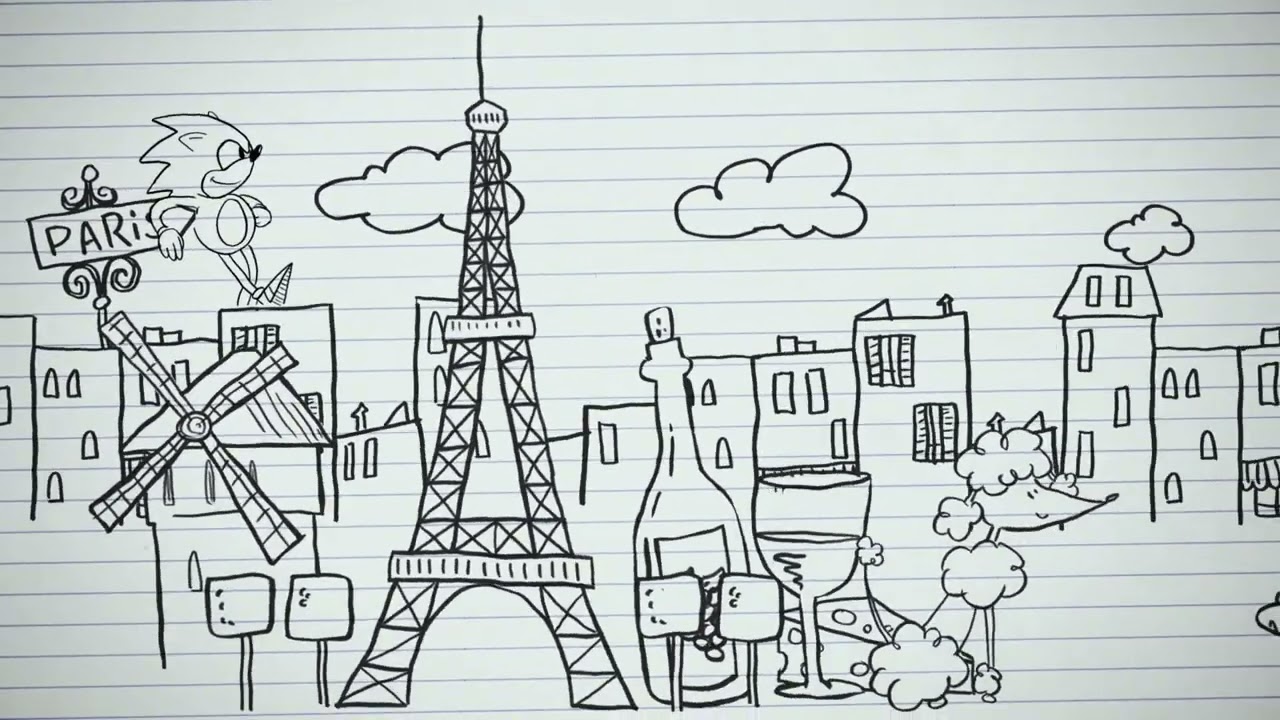 Sonic The Hedgehog Around the World in 80 Seconds