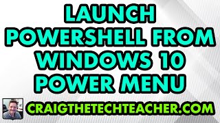 Download the video "How To Launch PowerShell From The Windows 10 Start Menu Power Menu (2022)"