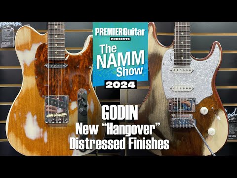 Godin Stadium Pro Ltd Hangover Ozark Cream RN Electric Guitar w/ Gig Bag image 12
