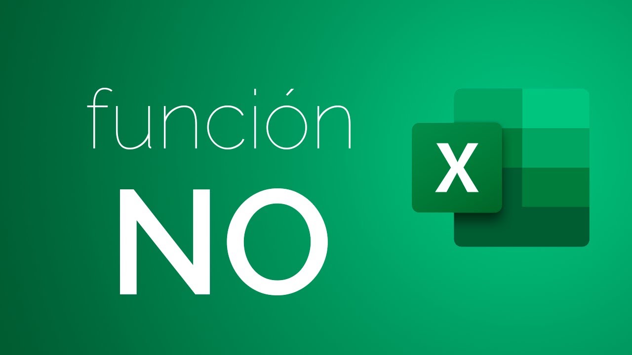Función NO de Excel