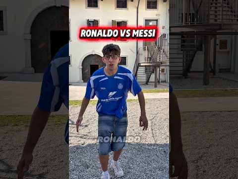 RONALDO VS MESSI #zanuecontemind #ronaldo #messi #comico #virale