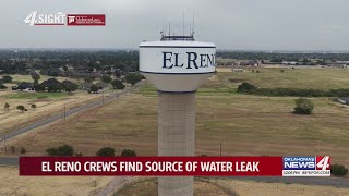El Reno water leak found, city says