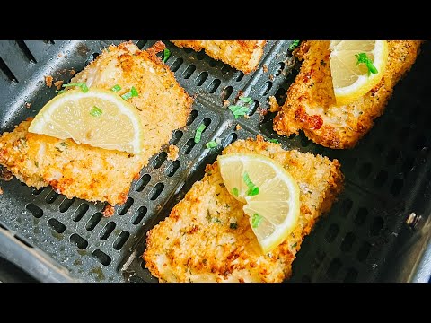 AIR FRYER COD Fillets | Crispy Air Fried Cod recipe | Air Fried Fish #airfryerrecipes #airfryer