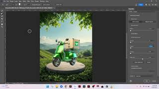 Adding Moped to Background