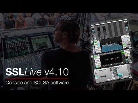 SSL Live V4.10 Console & SOLSA update