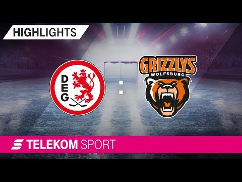 Düsseldorfer EG - Grizzlys Wolfsburg | 17. Spieltag, 18/19 | Telekom Sport