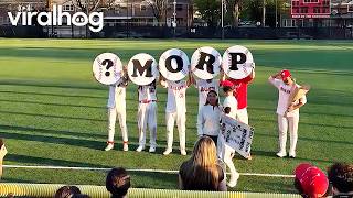 High School Prom Proposal Gone Wrong at Baseball Game || ViralHog