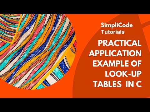 C Programming Look Up Tables | Embedded Systems Perspective | Example Application