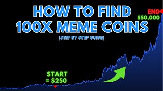 How to Find 100x Solana Meme Coins (Step by Step Guide)
