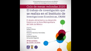 El abasto alimentario y su desarrollo histórico en la Zona Metropolitana del Valle de México.