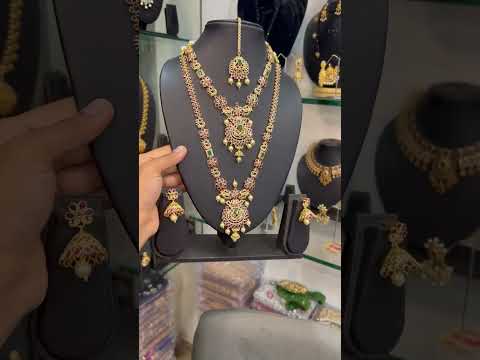 jewellery set #traditionalwear #saree #jewellrycollection #jewellerys
