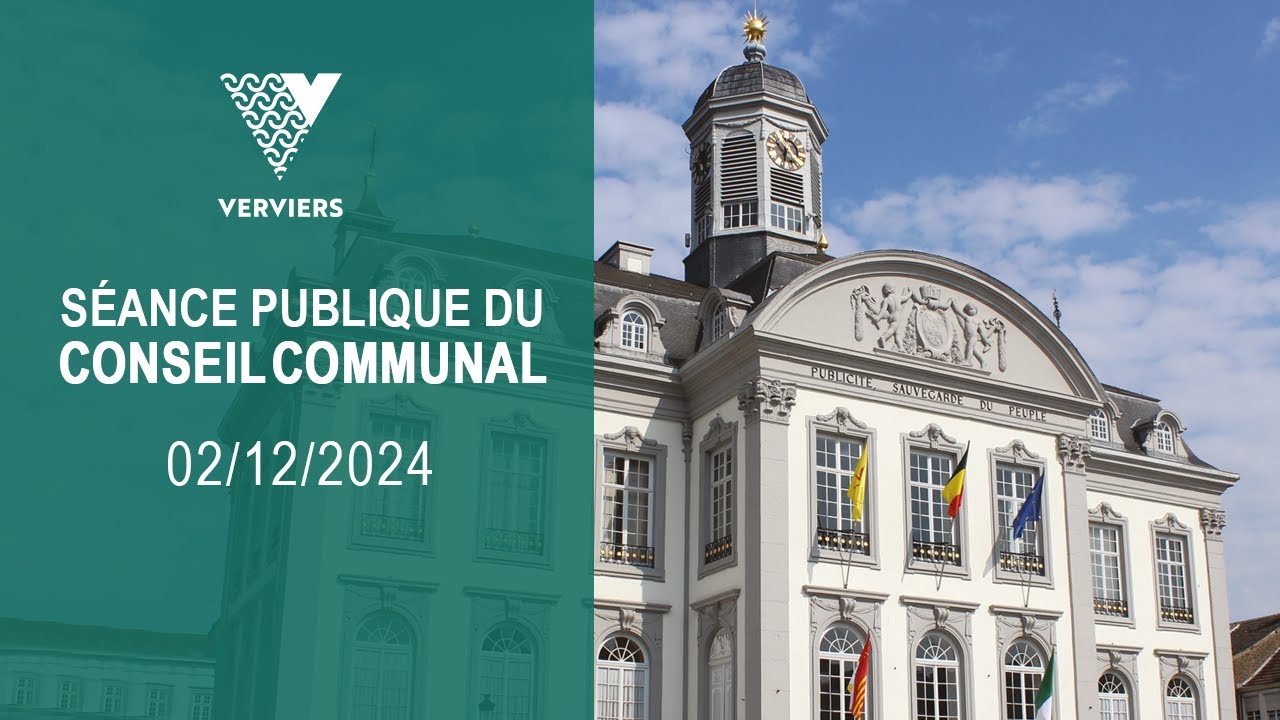 Conseil Communal | Ville de Verviers | 2 décembre 2024