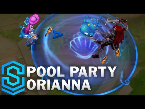 Pool Party Orianna Skin Spotlight - League of Legends