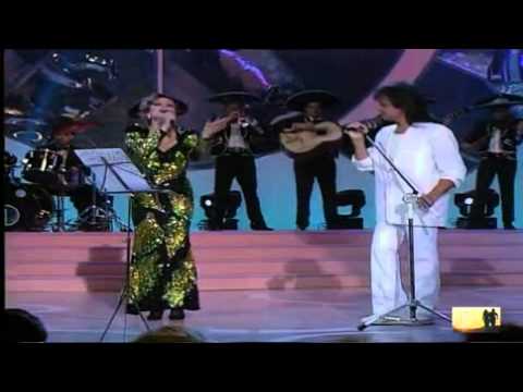Rocio Durcal y Roberto Carlos   '' Si piensas si quieres  ''  1992