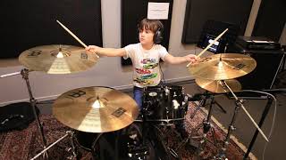 Misery - Good Charlotte (Drum Cover by 7-year-old)