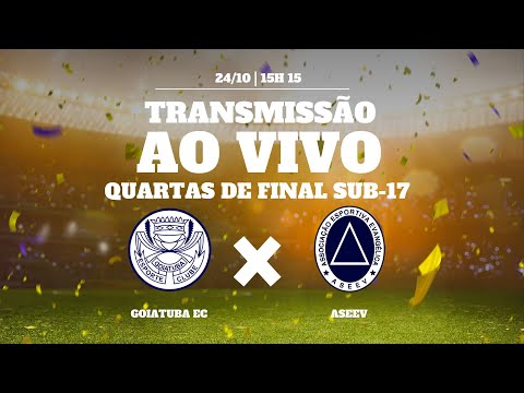 GOIATUBA X ASEEV  - CAMPEONATO TAÇA MANÉ GARRINCHA  DA 2ª DIVISÃO  QUARTAS DE FINAL