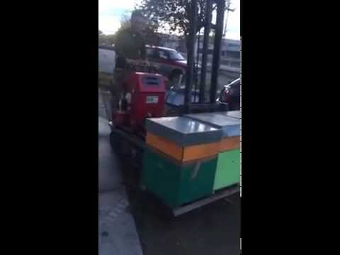 MOTOCARRIOLA CINGOLATA GIOR 1000 CON MULETTO IDRAULICO PER APICOLTURA