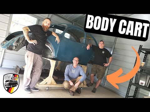 How to make a VW Body Cart!  Beetle Body Dolly