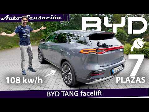Prueba BYD Tang facelift 2024. El 7 plazas eléctrico de BYD para conquistar Europa.